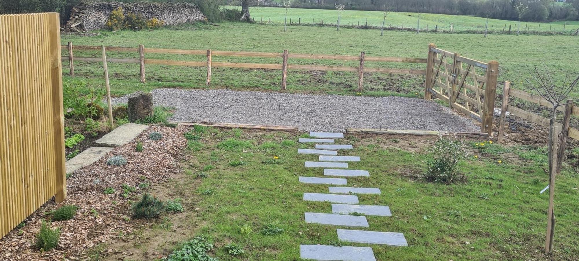 Roulotte A La Ferme Buissonniere Villa La Lande-de-Louge Eksteriør billede
