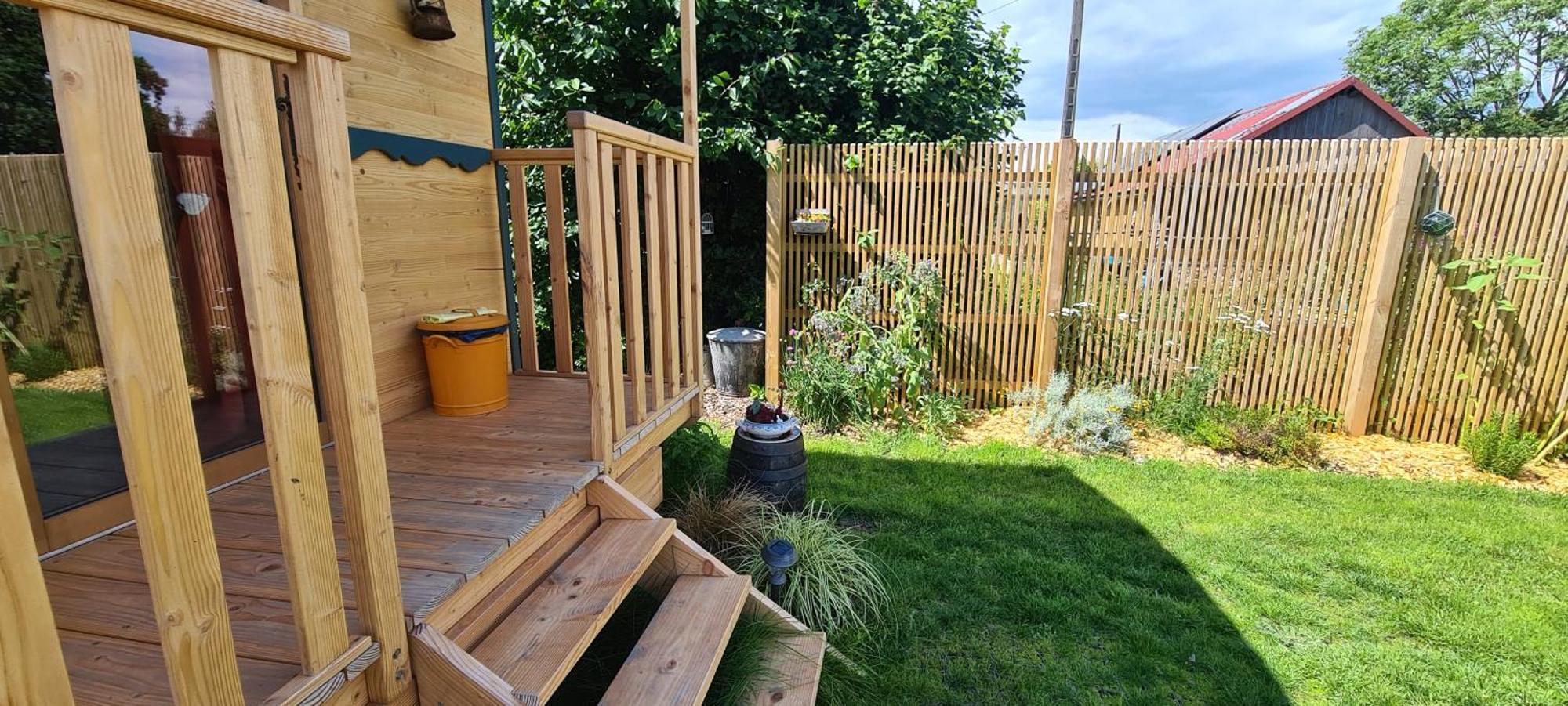 Roulotte A La Ferme Buissonniere Villa La Lande-de-Louge Eksteriør billede